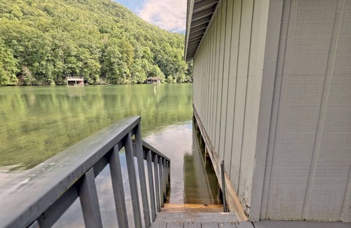 Clayton House | Perch on Burton: Top Patio & Bottom Dock Retreat