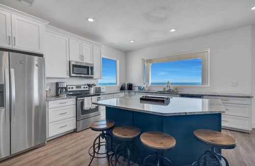 Fort Morgan House | Perfect, beachfront pet friendly 5 bedroom home, close to waters