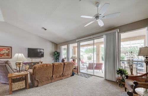 Pinal County House | Perfect Golf Getaway! Updated Furnished Home with Amazing Backyard in Gated Sun Lakes Community