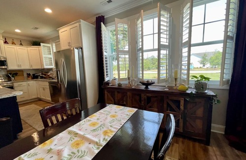 Morehead City Cottage | Perfect Single Level Spacious Layout Coastal Retreat Featuring Resort Style Pool