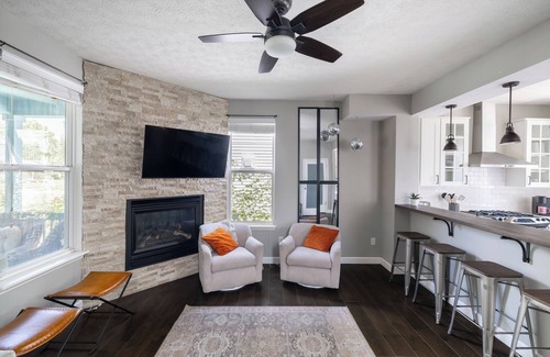 Fall Creek Place House | Perfectly Located Stylish Indy Home w/Hot Tub - Minutes from Downtown!