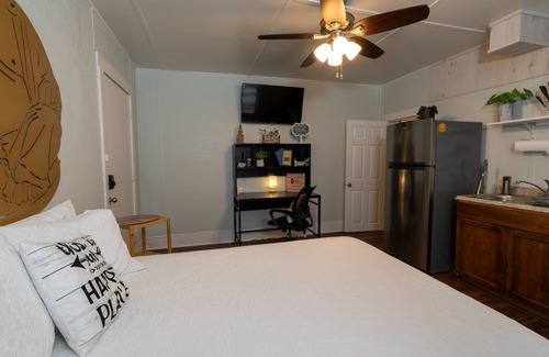Gainesville Hotel | Pet friendly 1bd/1b unit with full kitchen