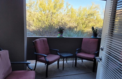 Tucson Condo | Pet Friendly-1st Floor 2 with Direct Access from parking - Mountain Views!