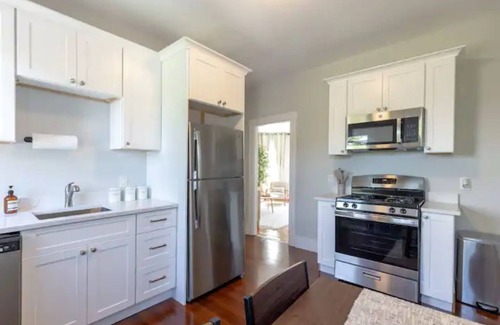 Neponset - Port Norfolk Apartment | Pet-Friendly 2BR+Office in BOS near Beach & Parks