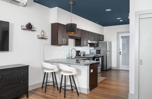 Asheville Apartment | Pet Friendly ADA Studio King Suite | 102