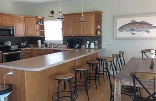 Fort Morgan House | Pet friendly beach home, 100 steps from private beach access, private pool