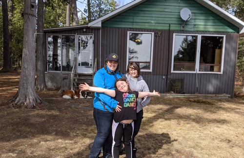 Timmins Cottage | Pet friendly family cottage. One Lake-One Cottage.A Unique Peaceful Experience.