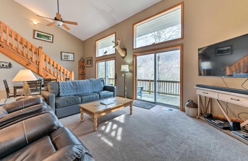 Maggie Valley House | Pet-Friendly Home with Deck and Mountain Views!