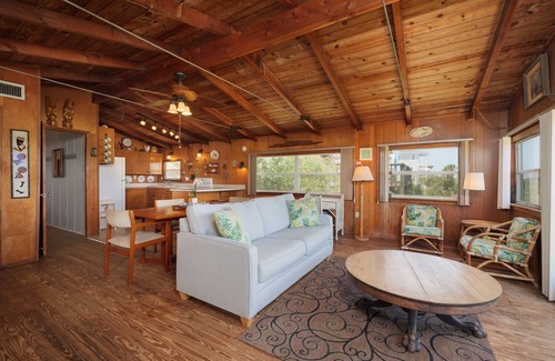 Butler Beach House | Pet Friendly Oceanfront Cottage -Deck Dining+ Direct Access Path to the Beach!