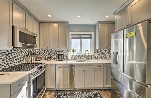 Revere House | Pet-Friendly Revere Getaway, Steps from the T!