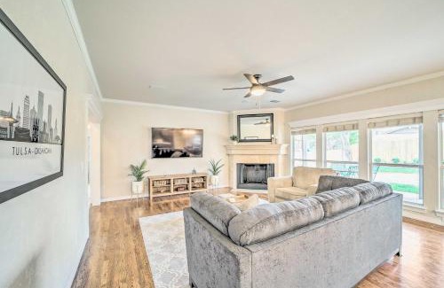 South Tulsa House | Pet-Friendly Tulsa Escape with Private Hot Tub!