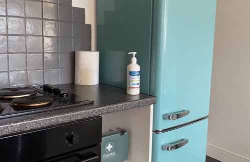 Pembroke Apartment | petfriendly courtyard flat sleeping 2 or 3, steps from Pembroke Millpond