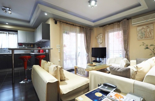 Metaxourgio Apartment | Petit Palais 2, central, 3 bedrooms, terrace, metro at 50m