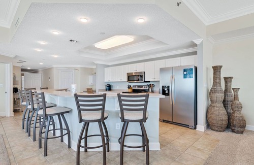 Orange Beach Condo | Phoenix West, 8th Floor. Parking level! Lazy River/Water Slide