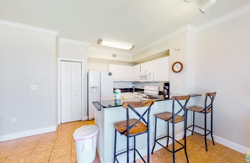 Panama City Beach Condo | Picture-perfect Gulf front condo with gym, pools, hot tub & sauna