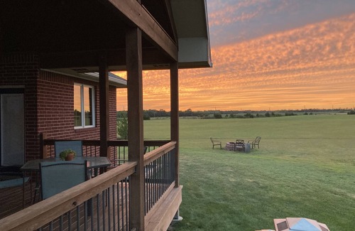 Greenwich House | Picturesque Brick Home In Country, 1 Mile from East Lake and Osage Nature Trail!