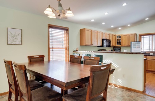 Eagle River House | Pier, Catfish Lake Access: Eagle River Getaway!