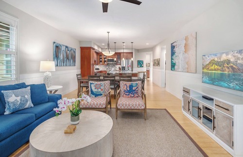 Poipu Condo | Pili Mai Family Condo 5K, 3 Bedroom, 3 Bath, Mountain View, Large Lanai