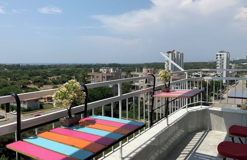 Lara Apartment | Pine & Ocean Breeze Family Apartment - 3 Bedrooms with AC, 5 Beds, Seaview