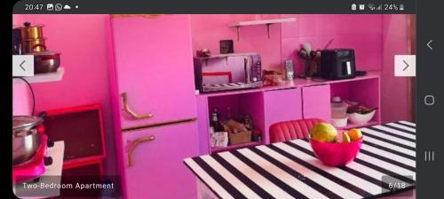 Maseru Apartment | Pink Barbie Dream House, 2 Bedroom, few minutes from Border and downtown