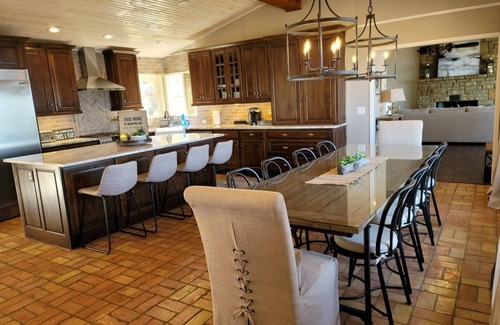 Graford House | PK Lake Front Home with Gorgeous Views and Private Boat Dock