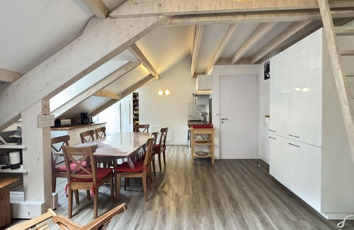 Cauterets Apartment | Place de la mairie T2 type loft 70m2 terrasse 35m2