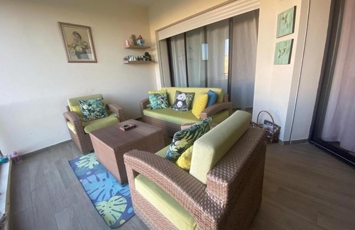 Sidi Bouqnadel Apartment | Plage des Nations beautifully decorated apartment with a swimming pool view