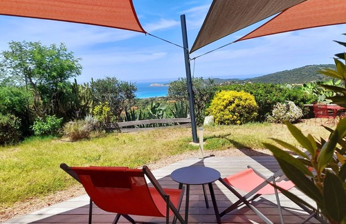Cargese House | Plage du Péro Sea view, ground floor with private garden- Jacuzzi