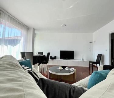 Penacastillo Apartment | planta baja-jardín-Parking