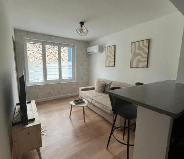 Sainte-Marie-la-Mer Apartment | Playa Del Sol Moderne Clim Vélo