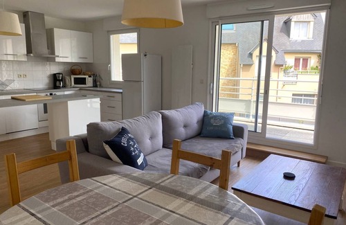 Saint-Cast-le-Guildo Apartment | Pleasant 2-bedroom flat for 5 people