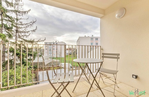 Le Tremblay Apartment | Pleasant apt with balcony -6P-Proche Disney/Paris
