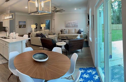Scanlonville House | PLEASANT PLACE: Newly Built with Pool Backyard Oasis: Close to downtown/beach
