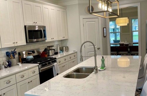 Scanlonville House | PLEASANT PLACE: Newly Built with Pool Backyard Oasis: Close to downtown/beach