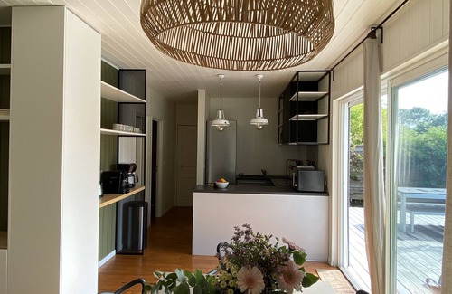 Claouey House | Pleasant wooden house with character, design decoration and swimming pool