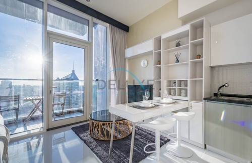 Motor City Apartment | Pleasing Studio Apartment in Miraclz Tower, Arjan-Dubailand by Deluxe Holiday Homes