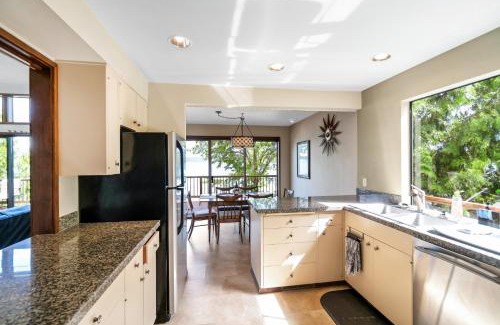 Gig Harbor House | PNW MCM 155ft Private Waterfront Gem on Raft Island with Hot Tub