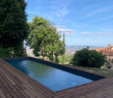 Abbadia San Salvatore Villa | Podere del Piccini con piscina in val d Orcia Toscana