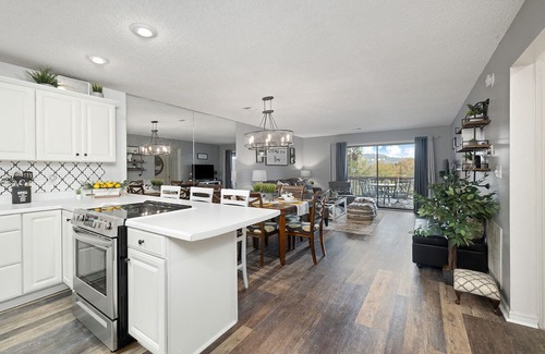 Table Rock Condo | Pointe Royale, Ground Floor, Pool view from deck