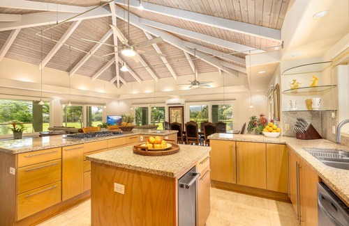 Poipu House | Poipu Luxury Home - AC Private Heated Swimming Pool, Free Access to Gym, NEW BBQ
