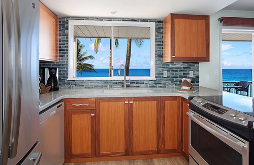 Poipu Condo | Poipu Palms #203 By Parrish Kauai: pristine, updated oceanfront gem w/sunsets &