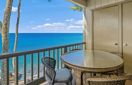 Poipu Condo | Poipu Palms 303 By Parrish Kauai - oceanfront views & walk to beach