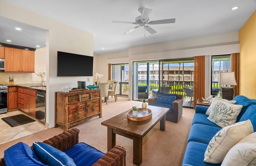 Poipu Condo | Poipu Sands #425 - Stunning 2BR Condo with Ocean Views off Both Lanais!