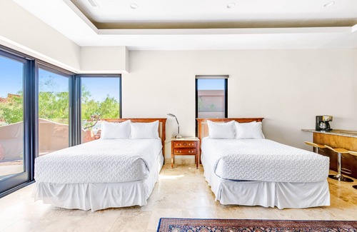 St. George House | Polished, dog-friendly guesthouse overlooking red rock cliffs - near Snow Canyon