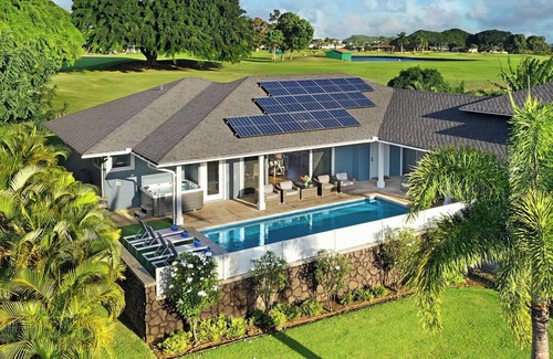 Poipu House | Pomaika'i : New Poipu Villa w/Pool+Spa Near Beach