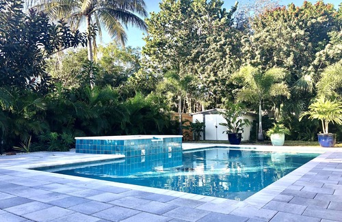 Harbor Village House | Pompano Beach House 5 min. from the Ocean. Heated salt water pool