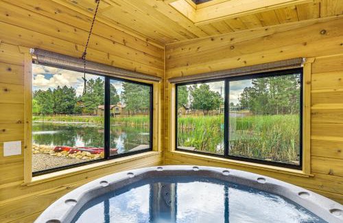 Pinetop-Lakeside House | Pond Access and Private Dock Lakeside Cabin