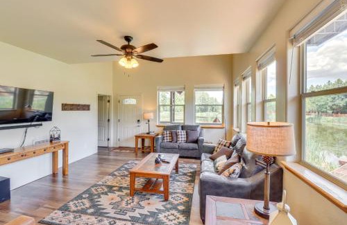 Pinetop-Lakeside House | Pond Access and Private Dock Lakeside Cabin