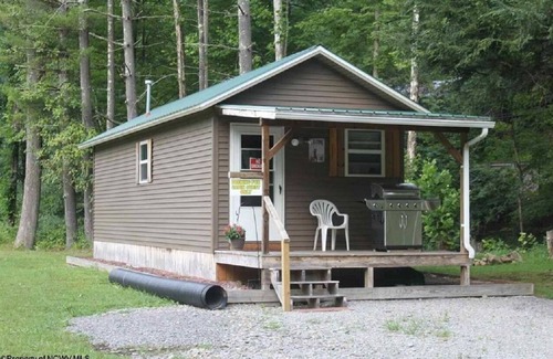 Northern Cabin | Pondside cabin next to a river with kitchen and bath. Kid/Pet Friendly. Roku TV