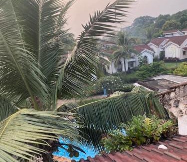 Arpora Apartment | Pool and Garden Facing Apartment in Riviera Foothills Near Baga, Arpora